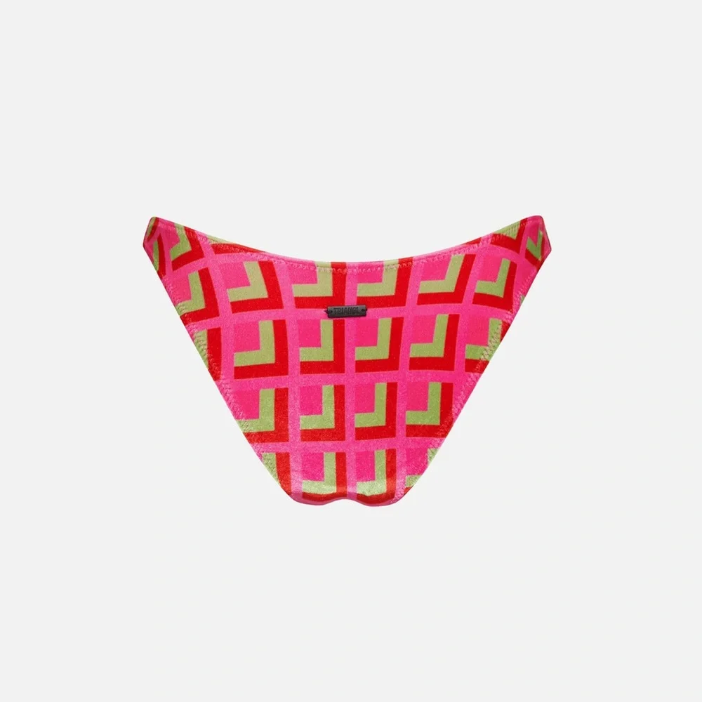 triangl swimwear Pink Geometric Bikini Set